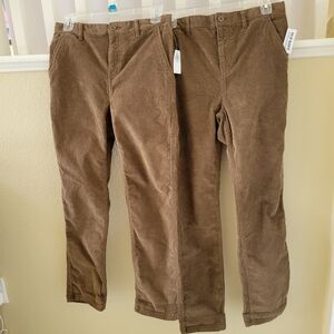Old Navy Boy's Slim Built-in Flex Corduroy Pants Bundle